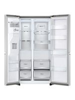 Geladeira LG Side by Side Craft Ice 598L InstaView Inverse Inox 110V GC-X257CSHS