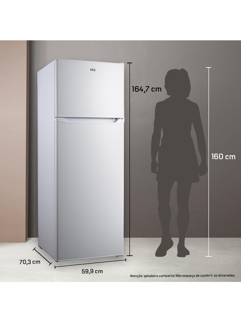 Geladeira Refrigerador HQ Frost Free 360 Litros Branco HQ-360RFF 220V