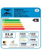 Geladeira Side By Side 498L Philco PRF510I 220V