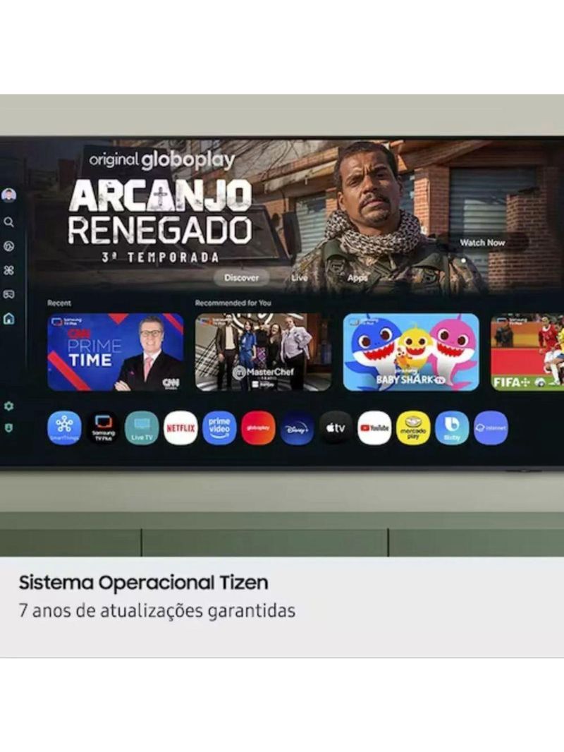 TV 50 Samsung Smart UHD 4K Gaming Preto Bivolt