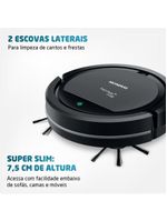 Robô Aspirador De Pó Fast Clean Easy Bivolt RB-08