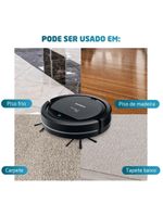 Robô Aspirador De Pó Fast Clean Easy Bivolt RB-08