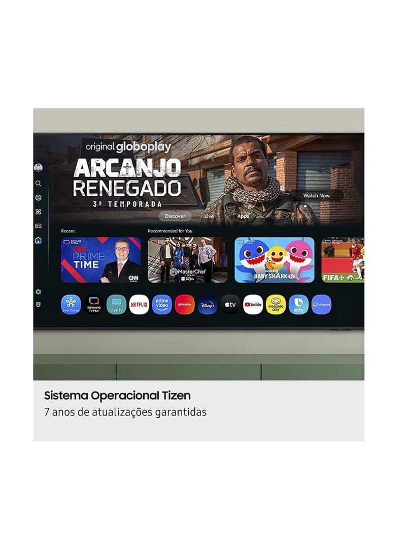 Smart TV 65 Samsung Crystal UHD 4K U8600F Xbox Cloud Gaming Preto Bivolt
