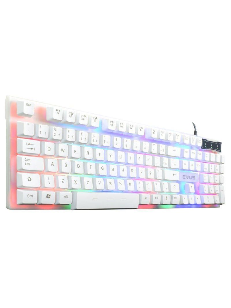 Teclado Gamer Evus Tc-10w Candy