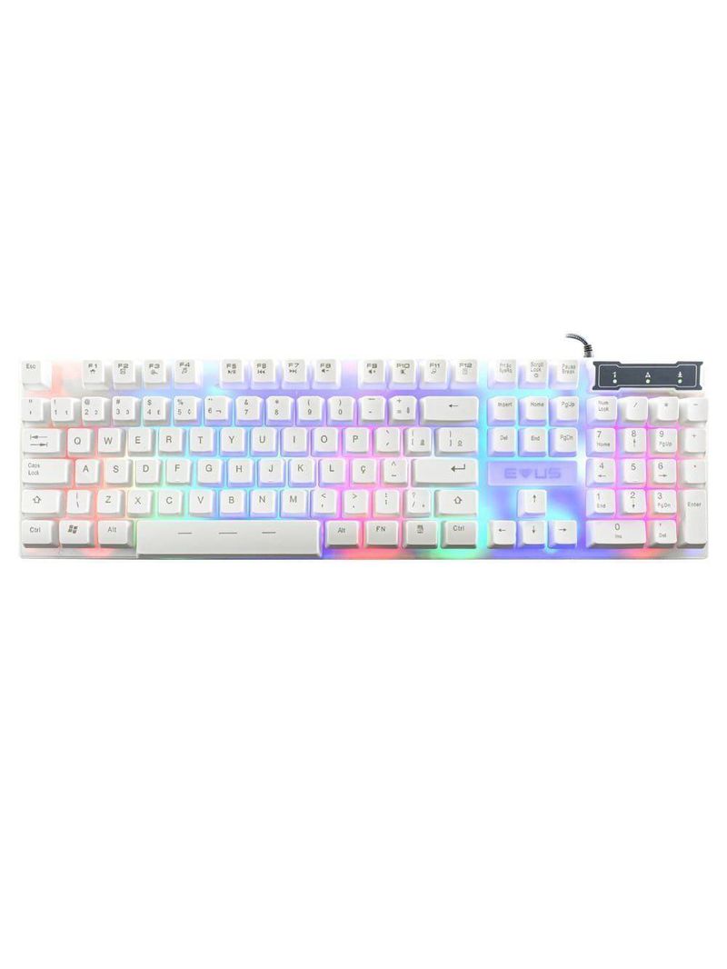 Teclado Gamer Evus Tc-10w Candy