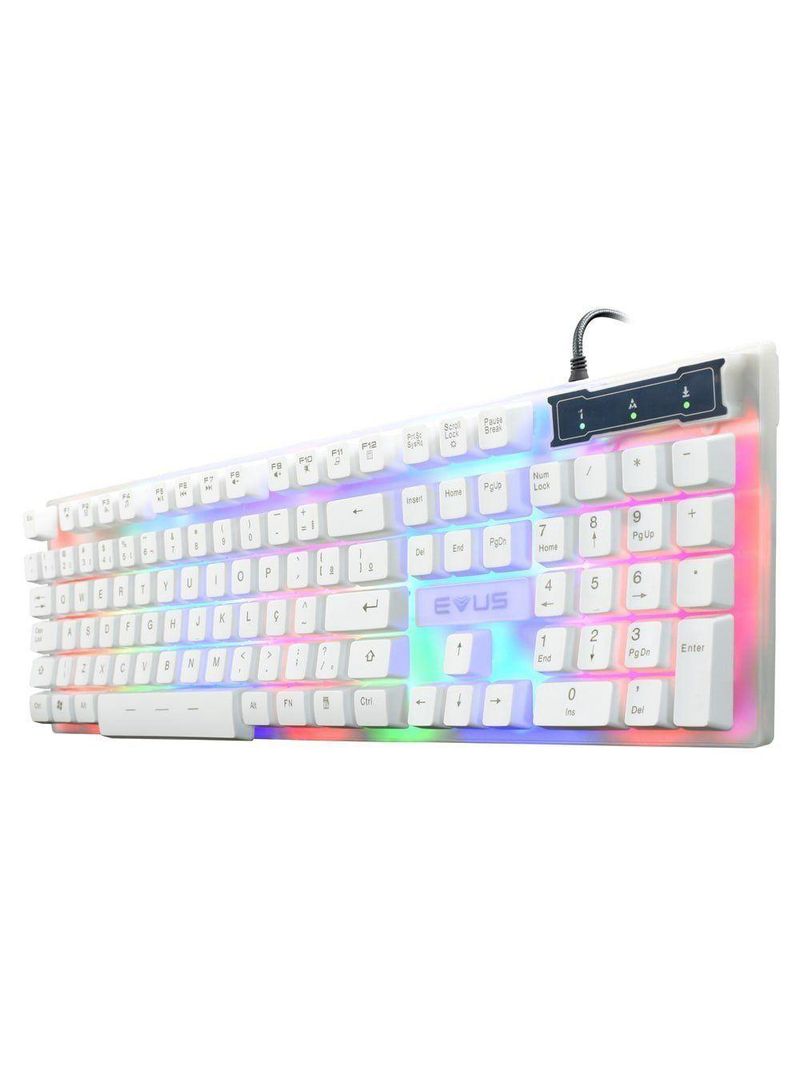 Teclado Gamer Evus Tc-10w Candy