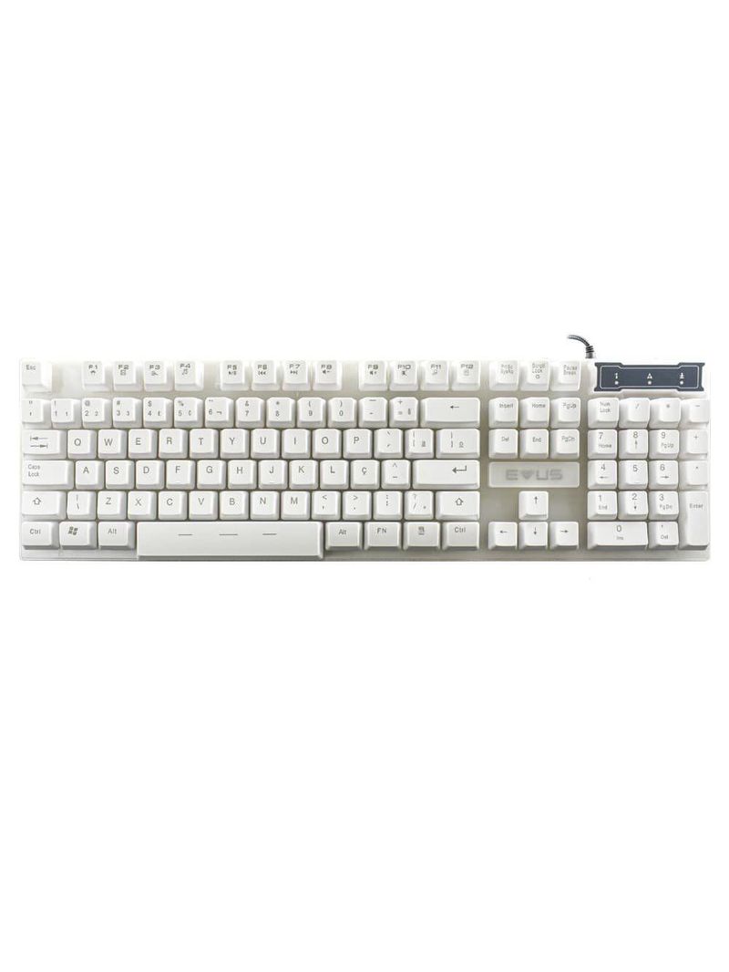 Teclado Gamer Evus Tc-10w Candy