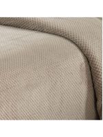 Cobertor Casa Scarpa Poppy Queen Manta Ultrasoft Alto Relevo Super Macia - Bege