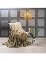 Cobertor Galaxy Queen Manta Ultrasoft  - Gold - Bege