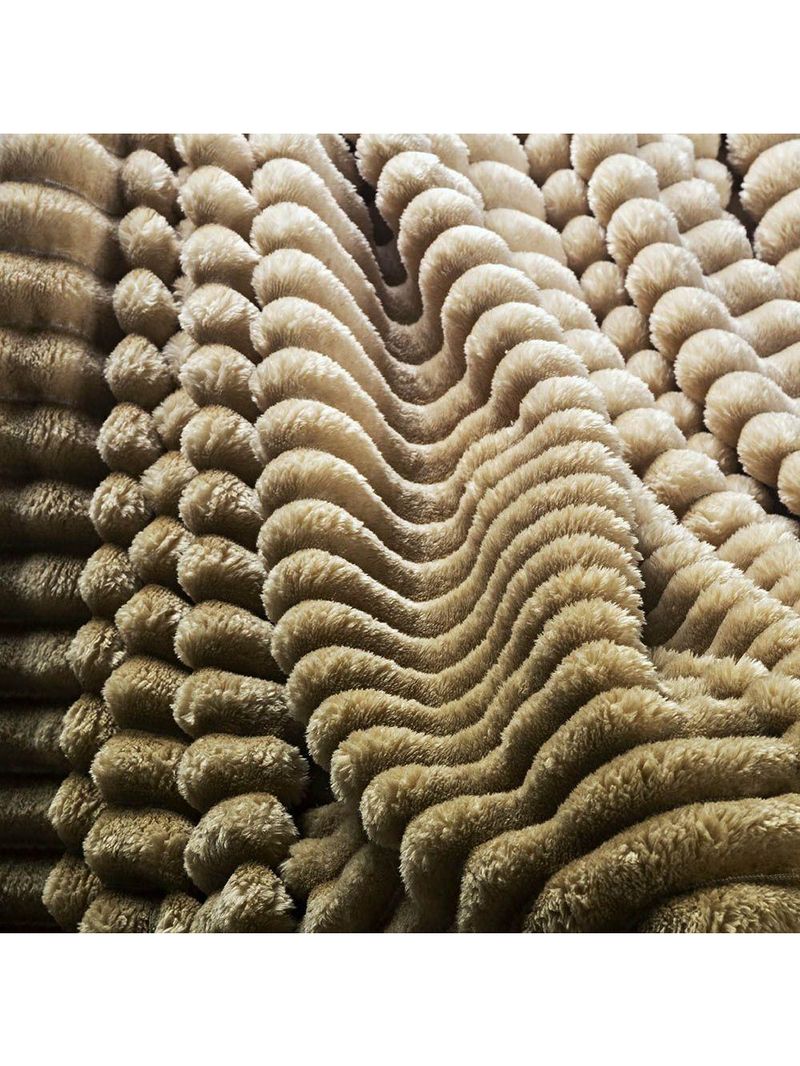 Cobertor Galaxy Queen Manta Ultrasoft  - Gold - Bege