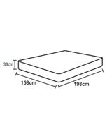 Jogo Cama Lençol Loren Queen Bordado Inglês Micro Percal 300 Fios 4 Peças - Verde Esmeralda