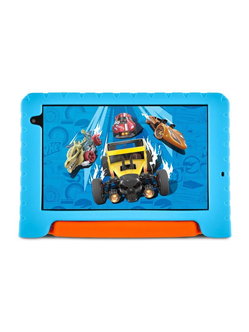 Tablet infantil hot wheels wi-fi 6gb ram 64gb tela 8 pol android 13 octa-core multi - nb435