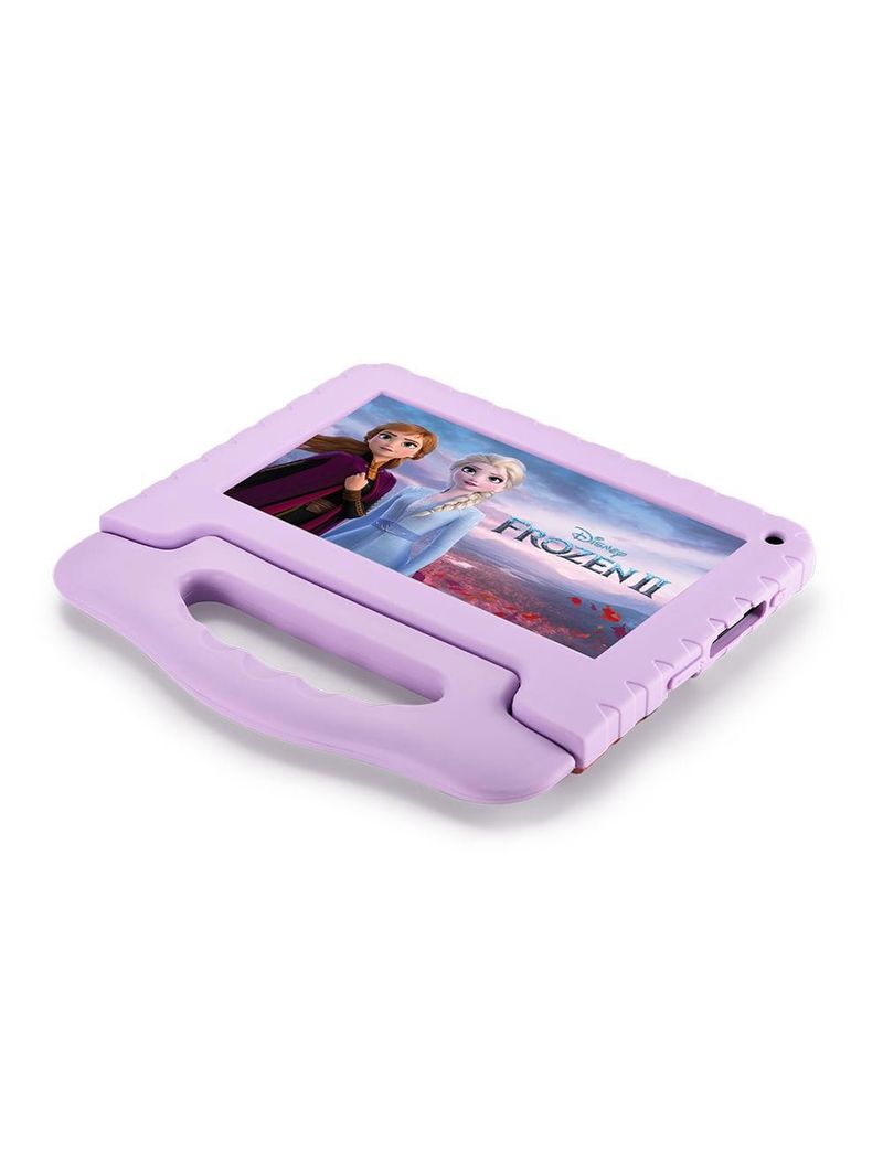 Tablet infantil frozen ii com controle parental 4gb ram + 64gb + tela 7 pol + case + wi-fi + android 13 + quad core multi - nb416