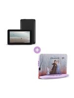 Tablet infantil frozen ii com controle parental 4gb ram + 64gb + tela 7 pol + case + wi-fi + android 13 + quad core multi - nb416