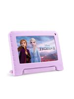 Tablet infantil frozen ii com controle parental 4gb ram + 64gb + tela 7 pol + case + wi-fi + android 13 + quad core multi - nb416