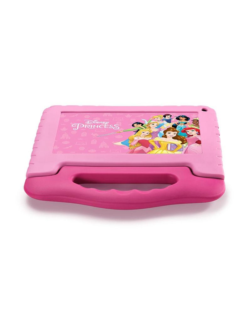 Tablet infantil princesas com controle parental 4gb ram + 64gb + tela 7 pol + case + wi-fi + android 13 + quad core multi - nb418