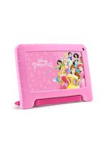 Tablet infantil princesas com controle parental 4gb ram + 64gb + tela 7 pol + case + wi-fi + android 13 + quad core multi - nb418