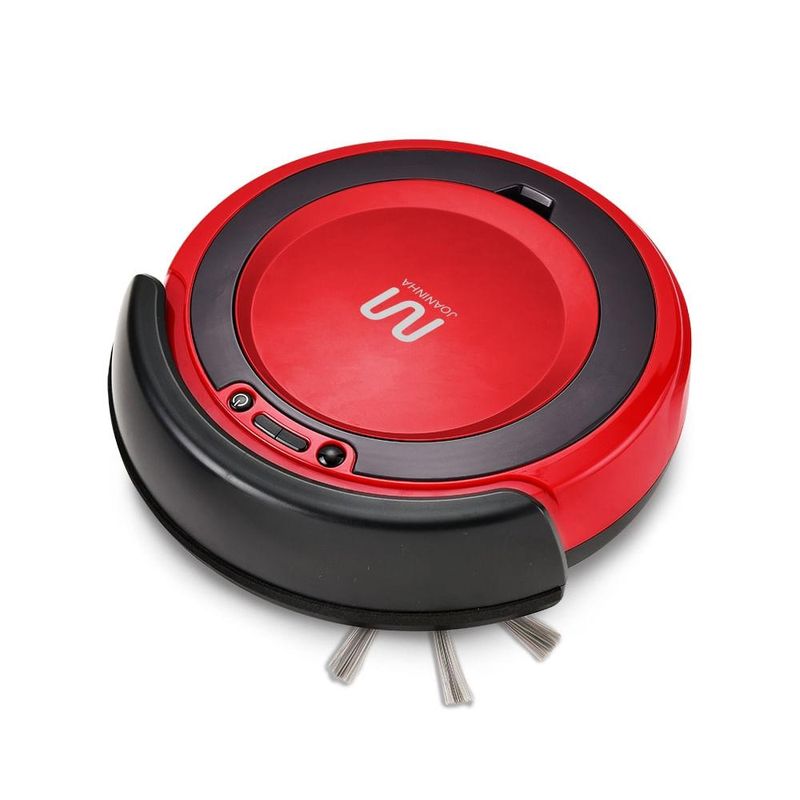 Aspirador robô joaninha bivolt varre, aspira e passa pano ideal p/ pets multi - ho441