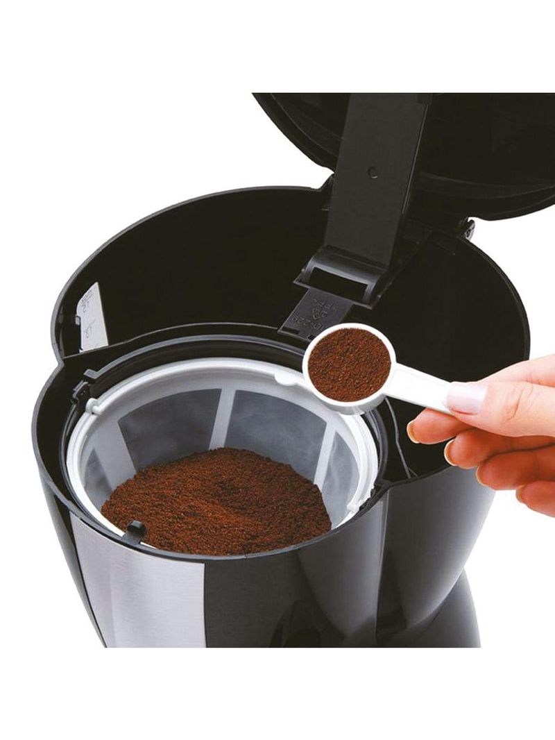 Cafeteira elétrica 15 xícaras jarra de vidro c/ filtro reutilizável e colher dosadora 550w 127v- multi - go035