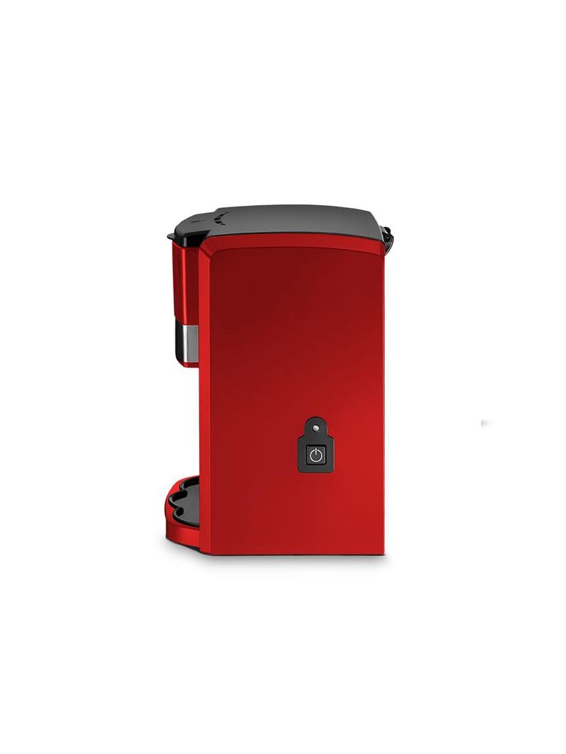 Cafeteira elétrica vermelha 2 xicaras 127v 500w multi - go047