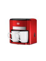 Cafeteira elétrica vermelha 2 xicaras 127v 500w multi - go047