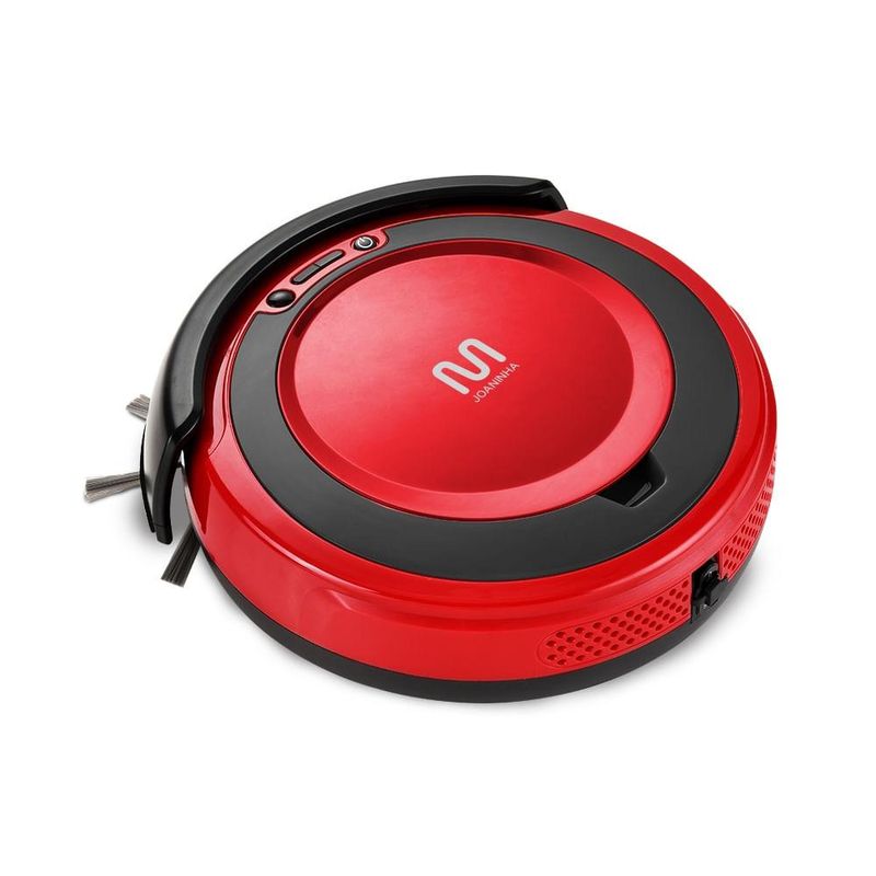 Aspirador robô joaninha bivolt varre, aspira e passa pano ideal p/ pets multi - ho441