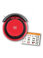 Aspirador robô joaninha bivolt varre, aspira e passa pano ideal p/ pets multi - ho441