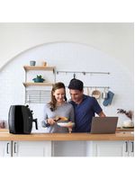 Fritadeira elétrica air fryer 4 litros 1500w-220v preta multi - go202