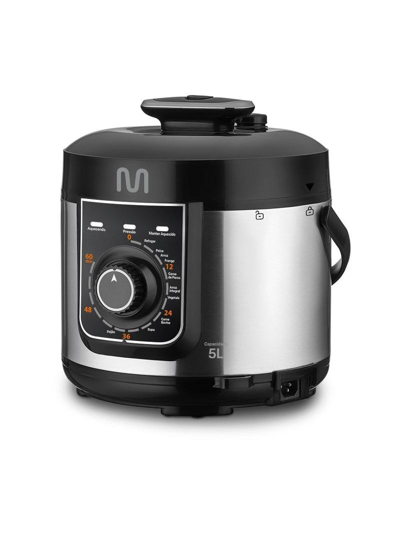 Panela de pressão elétrica 5 litros 900w multi 127v - go083