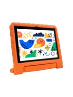 Tablet infantil kid pad laranja com controle parental 6gb de ram + 128gb + tela 101 pol + case - octa core - nb425
