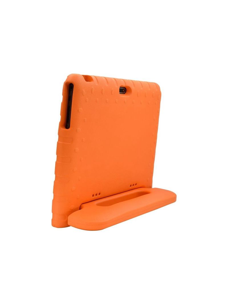 Tablet infantil kid pad laranja com controle parental 6gb de ram + 128gb + tela 101 pol + case - octa core - nb425