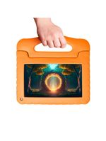 Tablet infantil multi kid pad com controle parental 4gb ram + 64gb + tela 7 pol + case + wi-fi + android 13 quad core - nb412