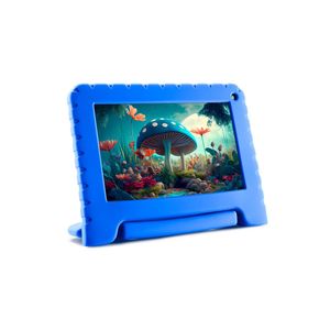 Tablet infantil kid pad azul 64gb + tela 7 pol + wi-fi + android 13 + quad core multi - nb410