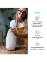 Umidificador de ar easy air 2,6 l bivolt automático multi saúde - hc118