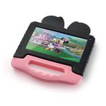 Tablet infantil minnie com controle parental 4gb ram + 64gb + tela 7 pol + case + wi-fi + android 13 + quad core multi - nb414