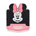 Tablet infantil minnie com controle parental 4gb ram + 64gb + tela 7 pol + case + wi-fi + android 13 + quad core multi - nb414