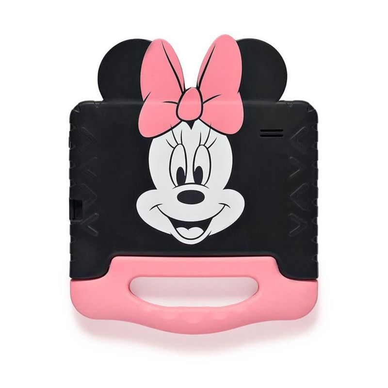 Tablet infantil minnie com controle parental 4gb ram + 64gb + tela 7 pol + case + wi-fi + android 13 + quad core multi - nb414