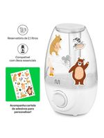 Umidificador de ar clear tank 2,1litros - bivolt automático multi saúde - hc210
