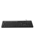 Teclado com fio conexão usb teclas multimídia slot p/ tablet até 10" preto multi (multilaser) - tc262