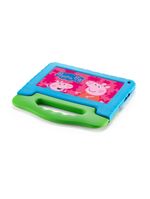 Tablet infantil peppa pig com controle parental 4gb ram + 64gb + tela 7 pol + case + wi-fi + android 13 + quad core multi - nb420