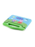 Tablet infantil peppa pig com controle parental 4gb ram + 64gb + tela 7 pol + case + wi-fi + android 13 + quad core multi - nb420