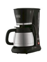 Cafeteira 20 xícaras com jarra térmica preta 220v black decker