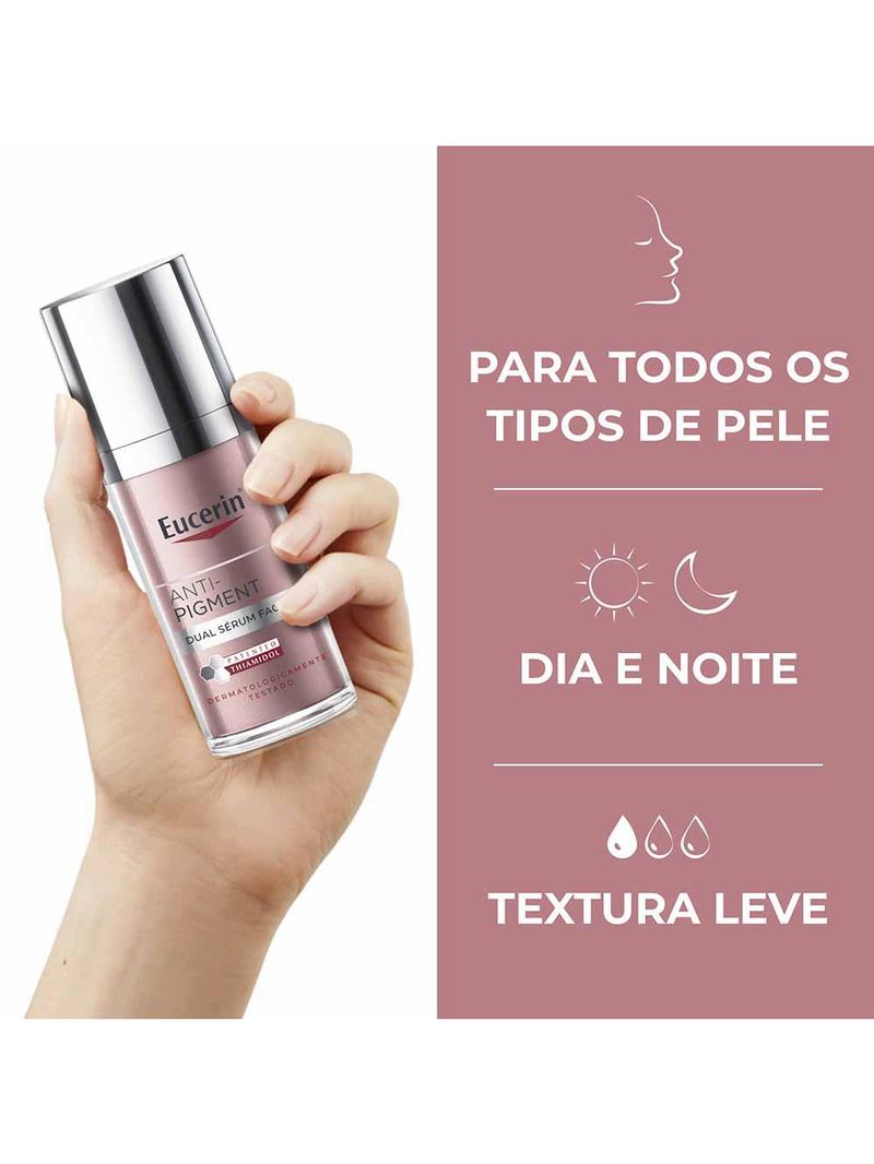 Sérum facial eucerin anti-pigment clareador - dual sérum