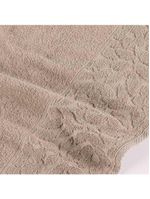 Jogo de banho blume toalhas macias 100% algodão fio penteado 5 peças amarelo e bege