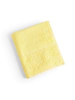 Jogo de banho blume toalhas macias 100% algodão fio penteado 5 peças amarelo e bege