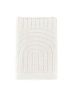 Jogo de banho dunna toalhas macias 100% algodão fio penteado 5 peças off white