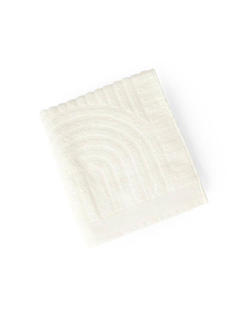 Jogo de banho dunna toalhas macias 100% algodão fio penteado 5 peças off white