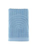 Jogo de banho dunna toalhas macias 100% algodão fio penteado 5 peças oceano azul