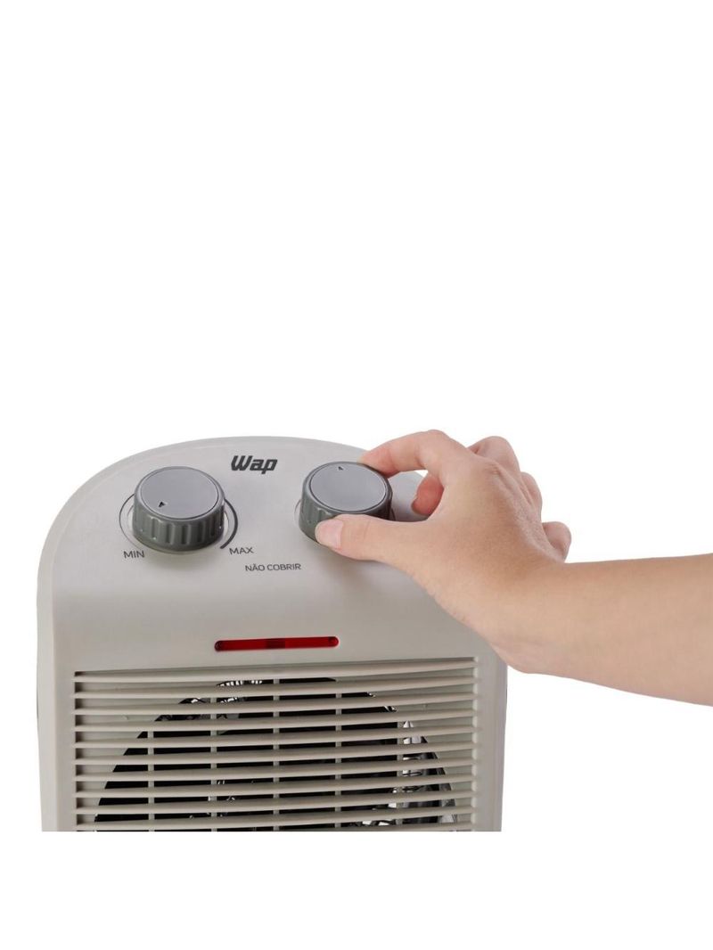 Aquecedor de ambientes elétrico portátil 3 em 1 2000w triplo sistema de segurança wap air heat 220v
