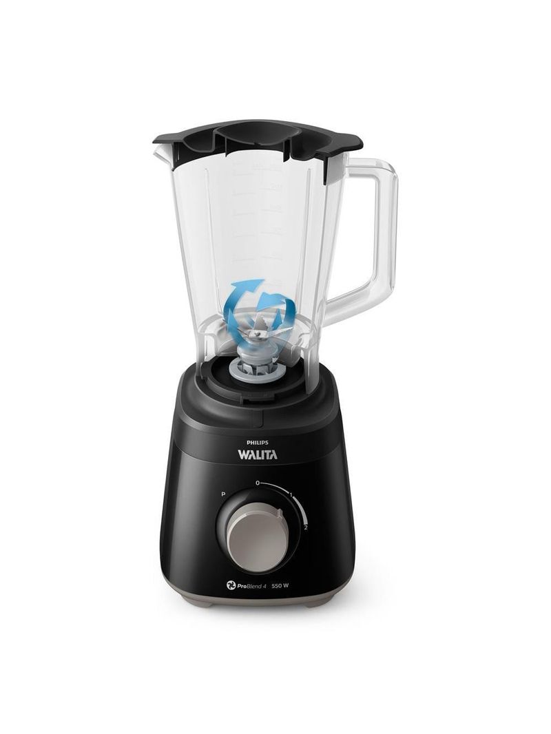 Liquidificador philips walita daily ri2110 550w com 2 velocidades - preto